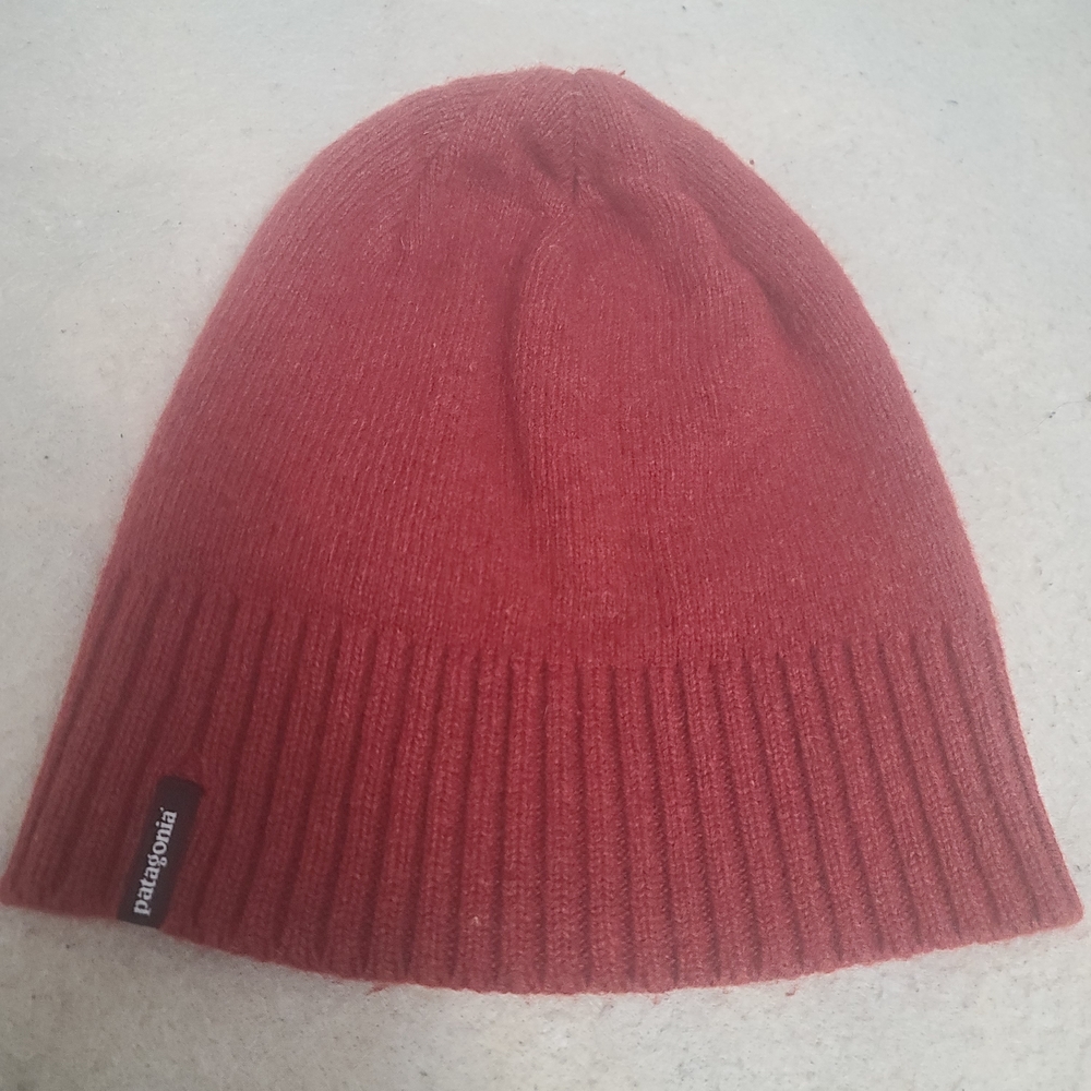 Patagonia Brodeo Wool Blend Red Beanie